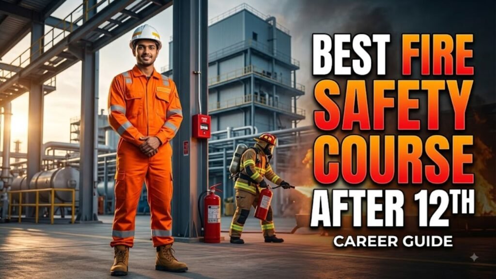Student pursuing fire safety course after 12th at Pro Safety Academy Lucknow