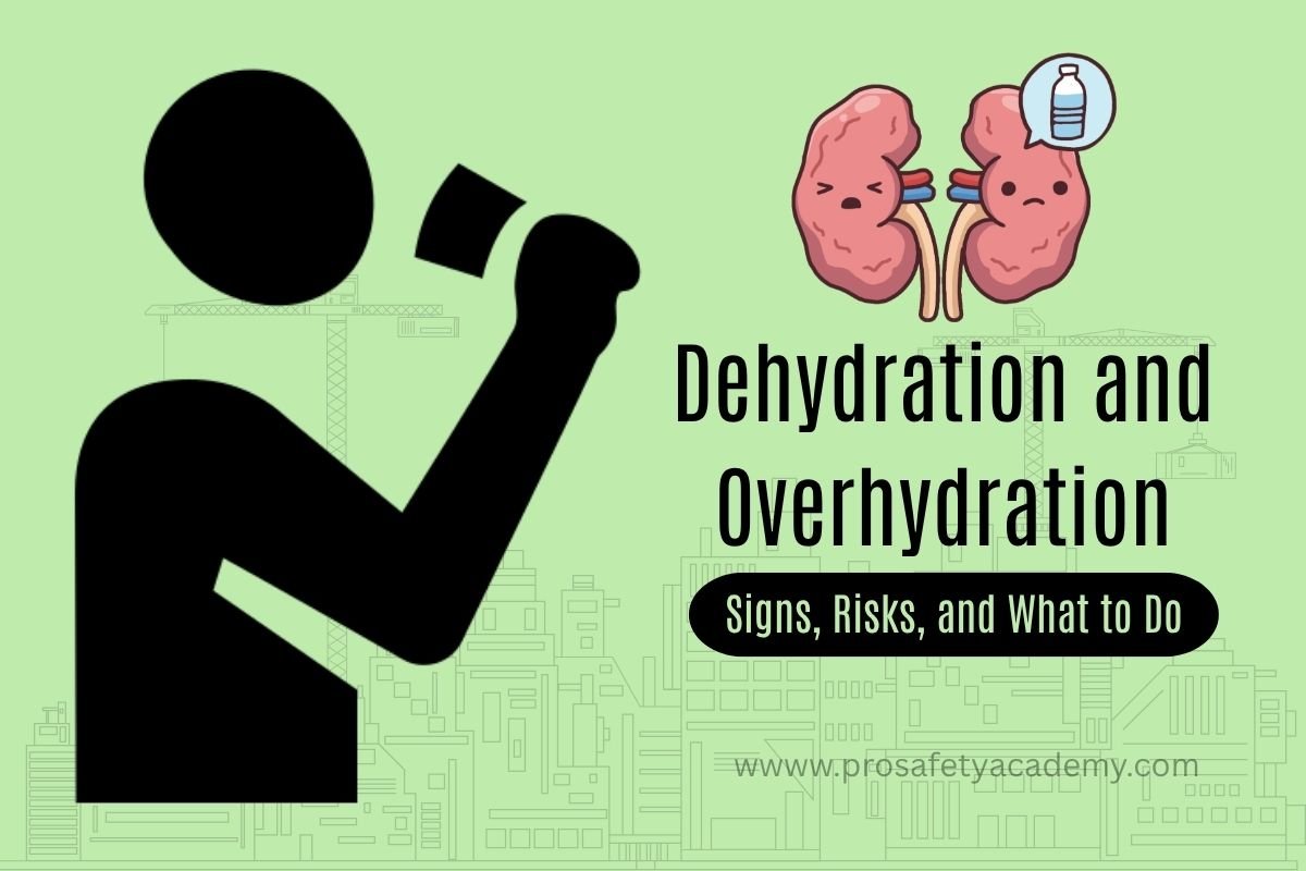 Dehydration and Overhydration at Work: Signs, Risks, and What to Do